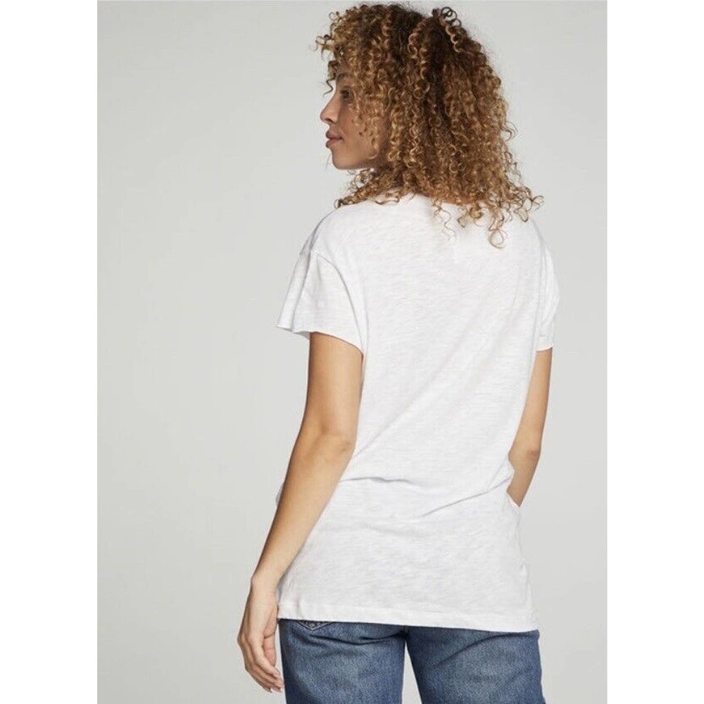 CHASER Cap Sleeve Crew Neck Tee- Size M - Picture 2 of 3